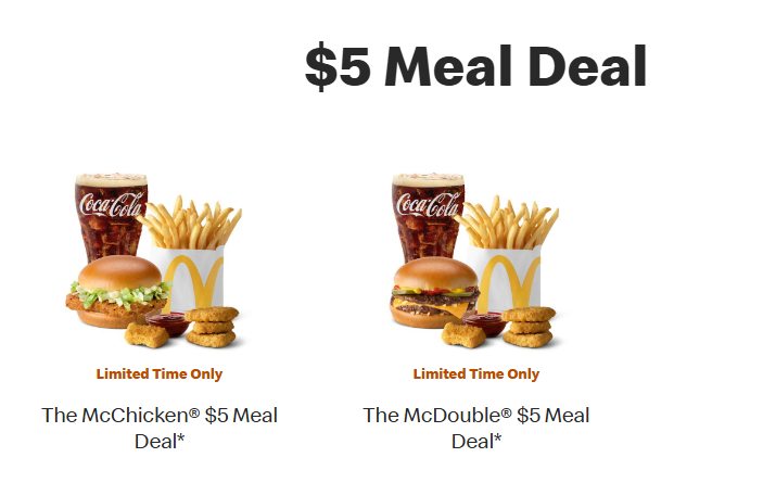 McDonald’s Lunch Menu With Prices